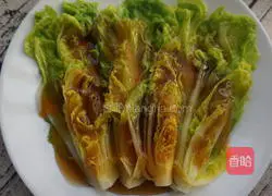 Illustration of how to make oyster baby cabbage 12