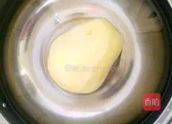 Shredded potatoes Illustration of how to make fried leeks 1