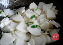 Stir-fried white radish Illustration of how to do it 5