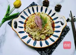 Illustration of how to make cold cabbage 8