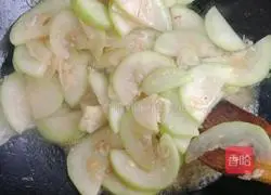 Stir-fried Changpu Illustration of how to make melon 6