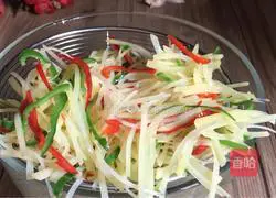 Illustration of how to make cold shredded potatoes 12