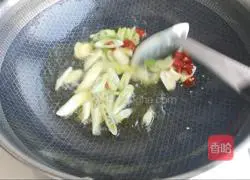 Illustration of how to make tomatoes, mushrooms and rapeseed 3