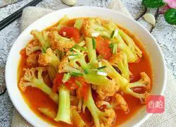 Illustration of how to make tomato and cauliflower 8