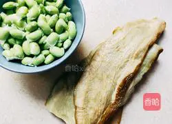 Illustration of how to make salted melon and edamame seeds 1
