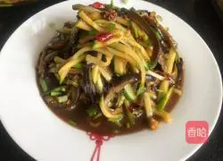 Recipe for cold cucumber and eggplant Illustration 13