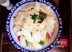 Qing Illustration of how to make stir-fried wild rice 13