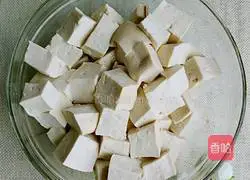 Illustration of home-style braised tofu 1