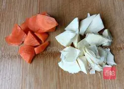 Illustration of how to make fried lettuce with cashew nuts 6