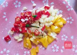 Illustration of how to make cold konjac 4