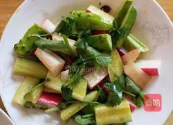 Illustration of how to make radish and cucumber 5