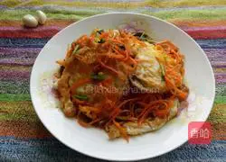 Illustration of how to make fish-flavored poached eggs 20