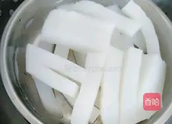 Corn starch cold skin recipe illustration 7