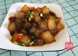 Illustration of home-style fried jelly 9