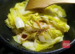 Illustration of how to make ginger baby cabbage 7