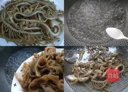 Illustration of how to make cold beef louvers 2