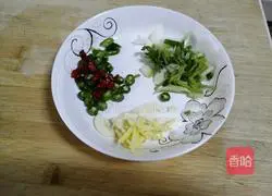 Illustration of how to make spicy tofu and roasted oyster mushrooms 2