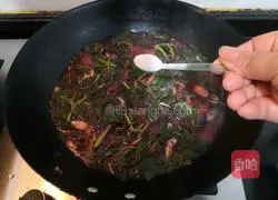 Illustration of how to make Garlic Shopee and Red Amaranth 12