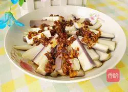 Illustration of how to make garlic and eggplant 12