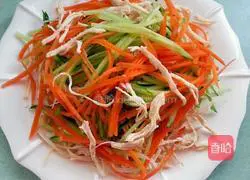 Illustration of how to make spicy shredded chicken 10