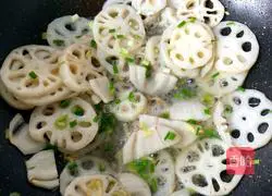 Illustration of how to make smooth lotus root slices 11