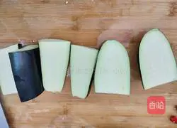 Illustration of how to make garlic eggplant 2