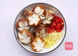 Illustration of how to make mushrooms and rapeseed 2