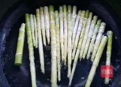 Illustration of how to make bamboo shoots and plum vegetables 4