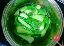 Illustration of how to make rapeseed in sauce 5