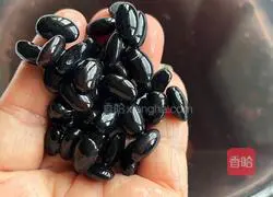 Illustration of how to make cold ecological black beans 4 