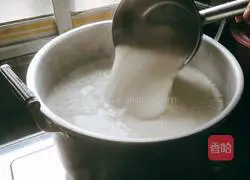 Illustration of how to make bean curd 14