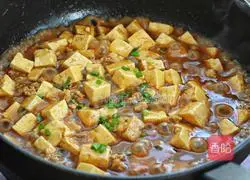 Illustration of braised minced pork and tofu 7