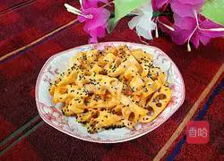 Sugar Illustration of how to make vinegar lotus root strips 15