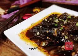 Illustration of how to make sauced eggplant 8