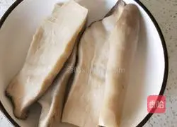 Illustration of how to make cold king oyster mushrooms 2