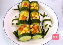 Illustration of how to announce spring with green bamboo 11