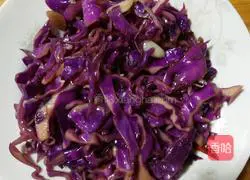 Sauteed purple cabbage Practice illustration 7