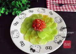 Illustration of how to make cold lettuce slices 8