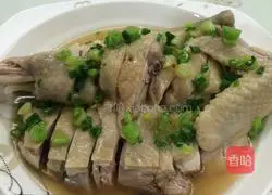 Illustration of how to make scallion chicken 9