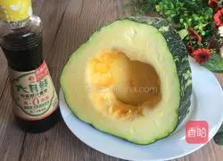 Illustration of braised tender pumpkin 1