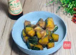 Illustration of braised tender pumpkin 10