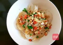 Illustration of how to make cold lotus root 6