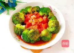 Illustration of how to make steamed tomatoes with broccoli 15