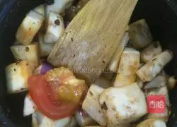 Illustration of how to cook tomato stewed eggplant 6