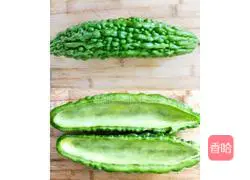 Illustration of how to make cold bitter melon 1