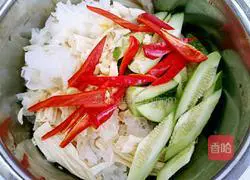 Illustration of how to make cold yuba and white fungus 8