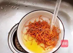 Cold cucumber and Cordyceps flowers Illustration of how to do it 5