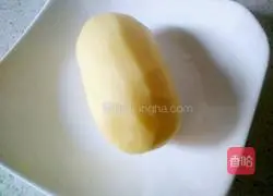 Illustration of how to make fried potato slices 1