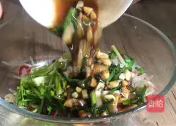 Illustration of cold mung bean sprouts 10