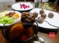 Illustration of how to make brown sugar sophora flower dumplings 9